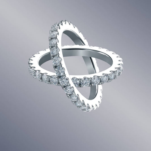 The 2mm Classic Eternity Ring - 18k Gold Plated