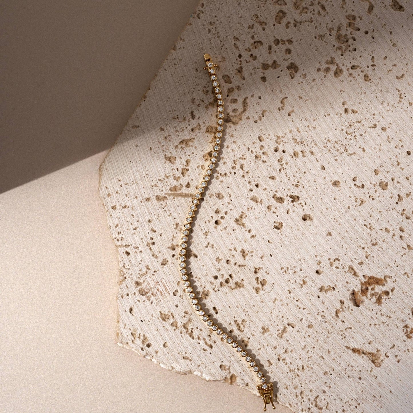 The Mini Bezel Tennis Bracelet