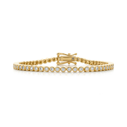 The Mini Bezel Tennis Bracelet