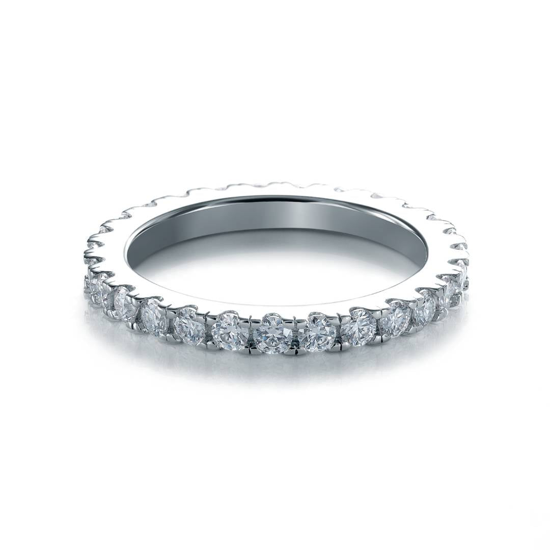 The 2mm Classic Eternity Ring - 18k Gold Plated