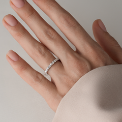 The 2mm Classic Eternity Ring - 18k Gold Plated