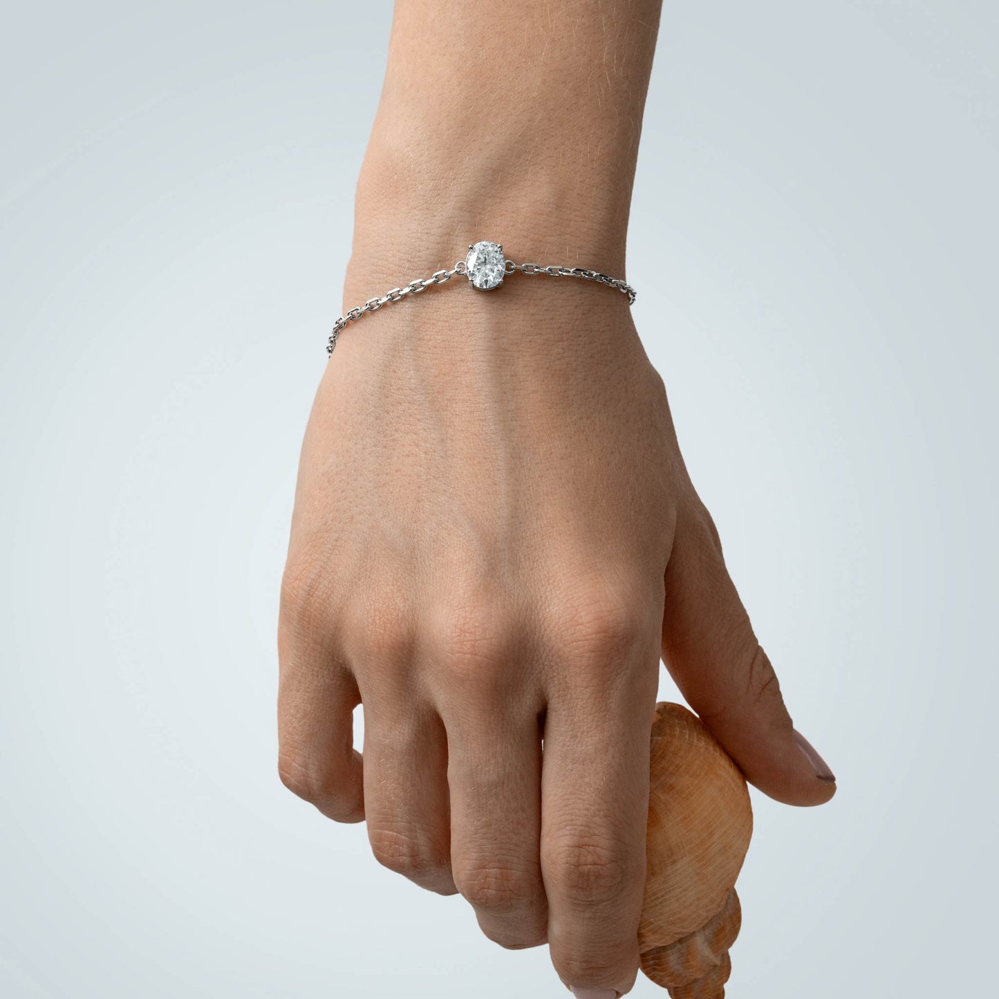 The 2CT Oval Moissanite Bracelet